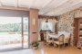 Kitchen with doors to terraces